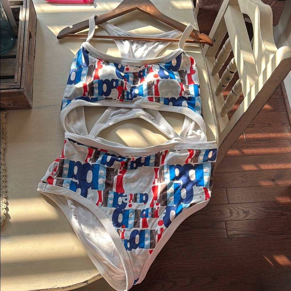 Aerie Graphic Print Bikini Set
